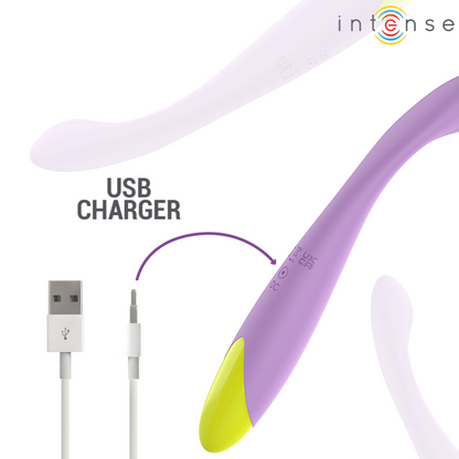 INTENSE LUCCA ESTIMULADOR DE PONTO G FLEXiVEL RECARREGaVEL VIA USB