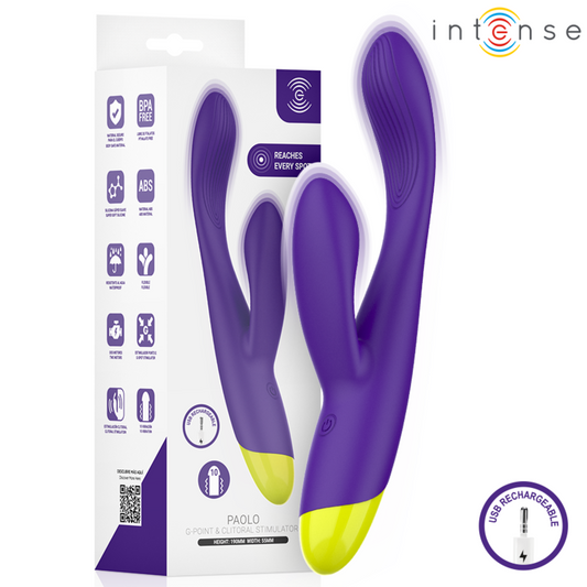 INTENSE PAOLO ESTIMULADOR DE COELHO RECARREGaVEL PARA PONTO G E CLIToRIS