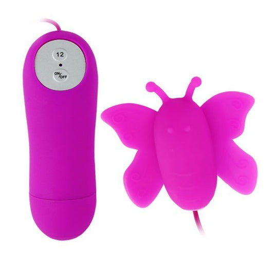 BAILE LOVE EGGS BUTTERFLY ESTIMULADOR DE CLIToRIS 12 VELOCIDADES LILAC CONTROLE REMOTO