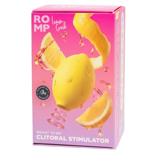 ROMP LEMON CRUSH PLEASURE AIR ESTIMULADOR CLIToRICO AMARELO
