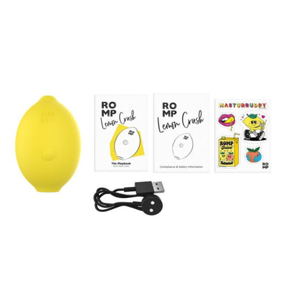 ROMP LEMON CRUSH PLEASURE AIR ESTIMULADOR CLIToRICO AMARELO