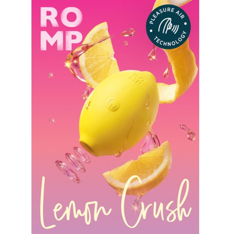 ROMP LEMON CRUSH PLEASURE AIR ESTIMULADOR CLIToRICO AMARELO
