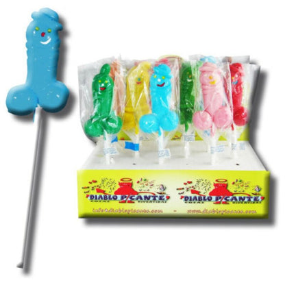 DIABLO PICANTE GUMMY LOLLIPOP PENIS MIXED