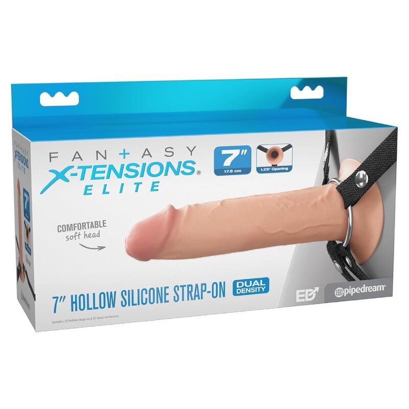 FANTASY X TENSIONS ELITE STRAP ON DE SILICONE OCO DE 178 CM