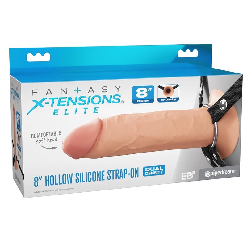 FANTASY X TENSIONS ELITE STRAP ON DE SILICONE OCO DE 203 CM