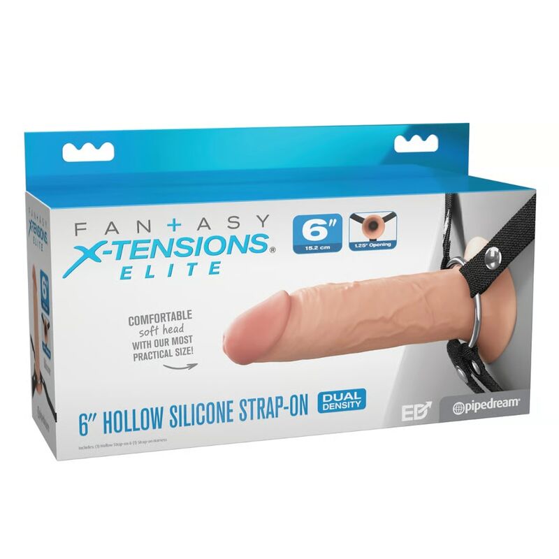 FANTASY X TENSIONS ELITE STRAP ON DE SILICONE OCO DE 152 CM
