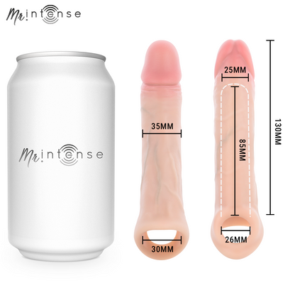 MR INTENSE CAPA DE SILICONE PARA PeNIS SIMON S 13 CM y 4 CM
