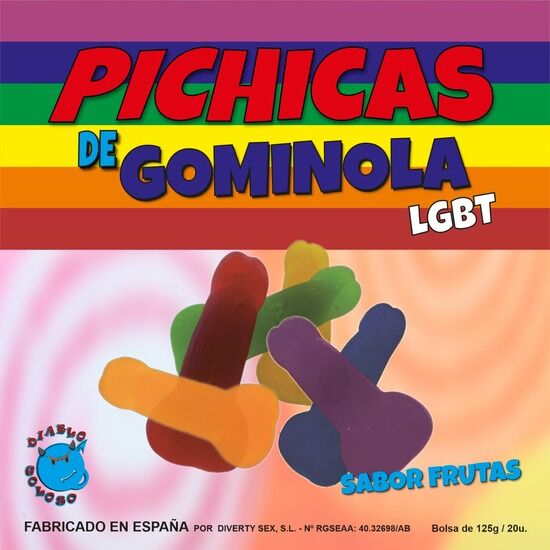 PRIDE GUMMY PENIS FRUITS LGBT