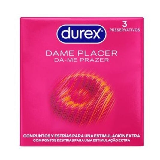 DUREX PLACADOR DAME 3 UNIDADES