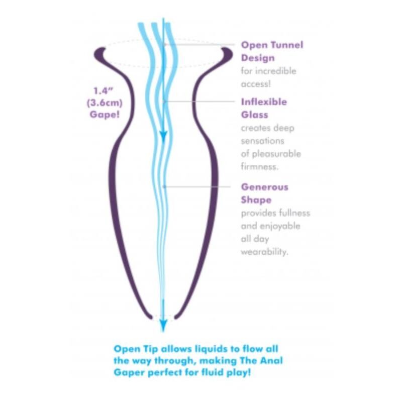 ANAL FANTASY ELITE MEGA ANAL GAPER PLUG ANAL TRANSPARENTE