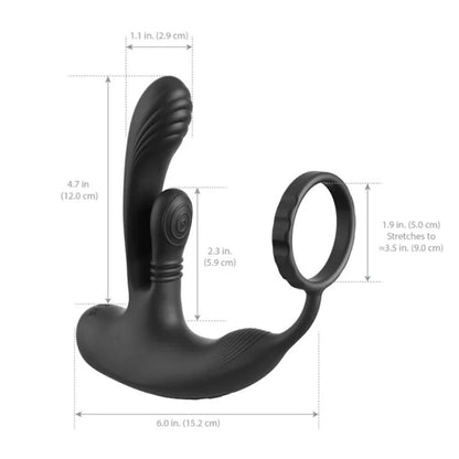 ANAL FANTASY ELITE ESTIMULADOR ANAL E PERINEAL RECARREGaVEL PARA INTIMIDAyaO E ORGASMO ANAL