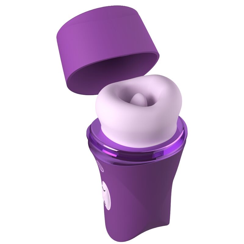 FANTASY FOR HER LUSH KISS PLUSH PURPLE SUCTION LICKING CLITORIAL TIMULATOR