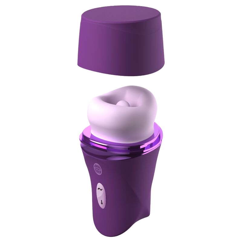 FANTASY FOR HER LUSH KISS PLUSH PURPLE SUCTION LICKING CLITORIAL TIMULATOR