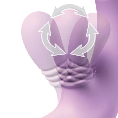 FANTASY FOR HER INTIMOTION FLUTTER PRO VIBRADOR COELHO ROXO PARA PONTO G E CLIToRIS