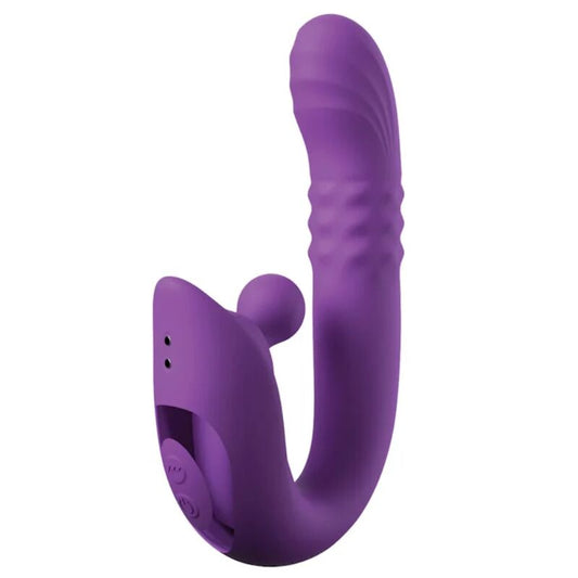 FANTASY FOR HER HARMONI PRO VIBRADOR COELHO ROXO PARA PONTO G E CLIToRIS
