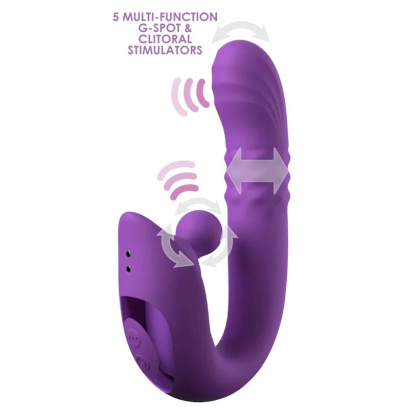 FANTASY FOR HER HARMONI PRO VIBRADOR COELHO ROXO PARA PONTO G E CLIToRIS