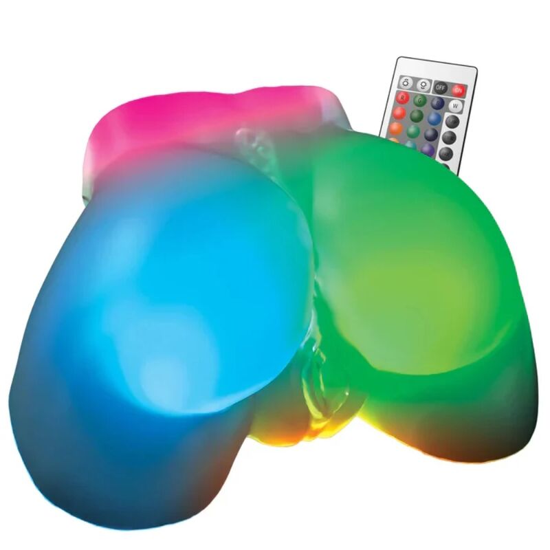 PDX ELITE GO GO BOOTY MEGA MASTURBADOR MASCULINO ILUMINADO COM LED