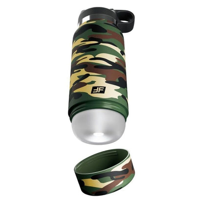 PDX PLUS FAP FLASK HAPPY CAMPER DISCREET MASTURBATOR CAMOUFLAGE
