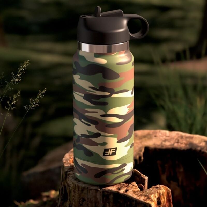 PDX PLUS FAP FLASK HAPPY CAMPER DISCREET MASTURBATOR CAMOUFLAGE