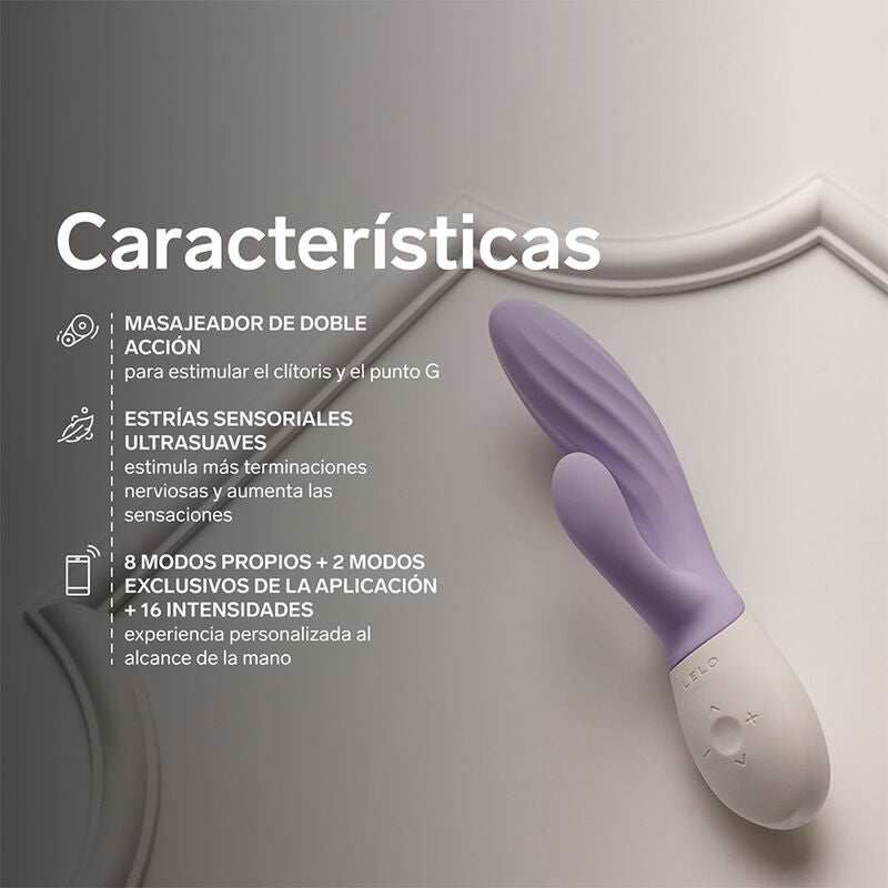LELO INA TWIST VIBRADOR RABBIT PUNTO G Y CLiTORIS LAVANDA