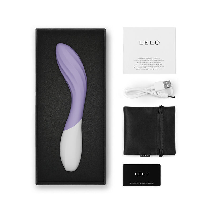 LELO MONA TWIST VIBRADOR PARA PUNTO G RECARGABLE APP CONTROL LAVANDA