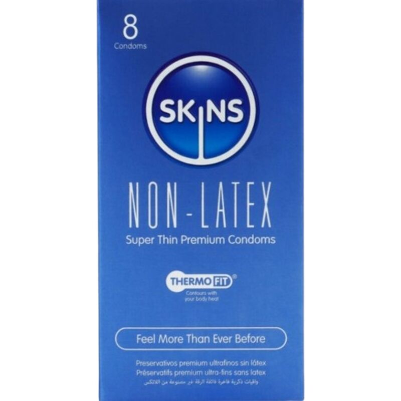 SKINS CAMISINHAS SEM LaTEX PACOTE COM 8 UNIDADES