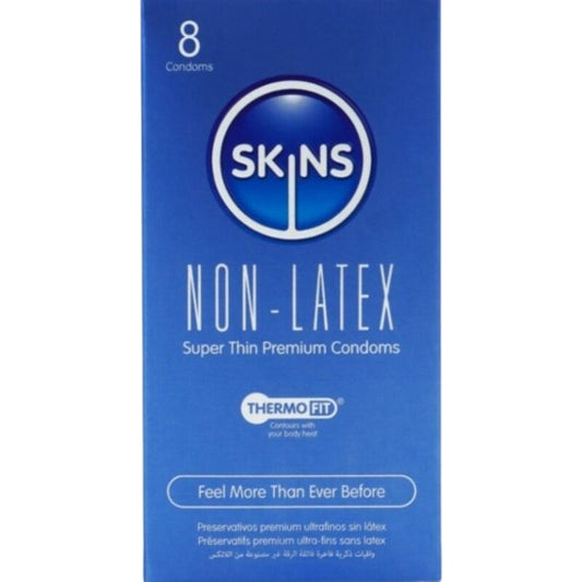 SKINS CAMISINHAS SEM LaTEX PACOTE COM 8 UNIDADES