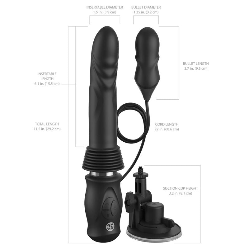 FETISH FANTASY SERIES PROPULSOR DE SILICONE SUPREMO