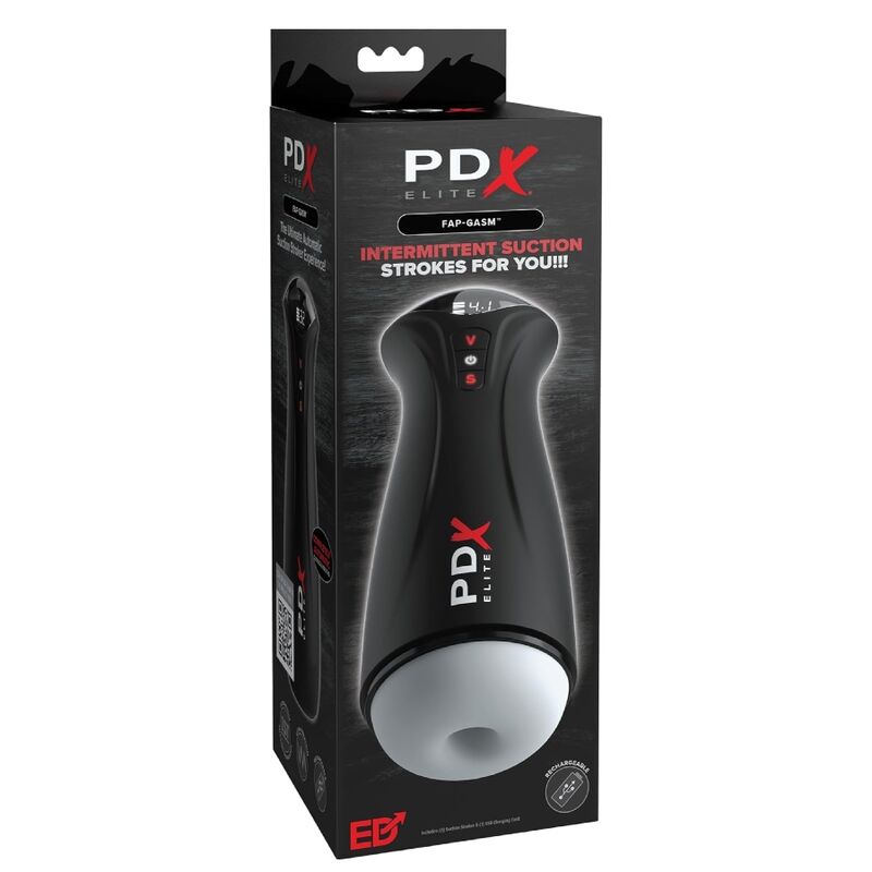 PDX ELITE FAP GASM CLEAR MASTURBADOR MASCULINO COM SUCyaO INTERMITENTE