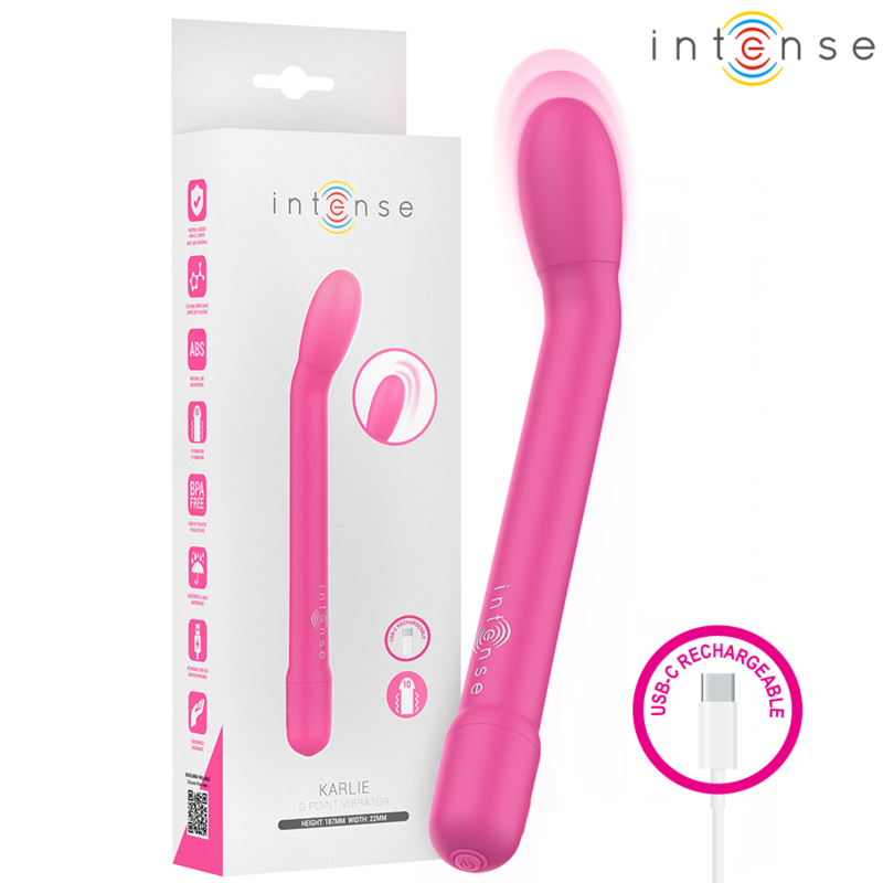 INTENSE ESTIMULADOR DE PONTO G RECARREGaVEL KARLIE ROSA