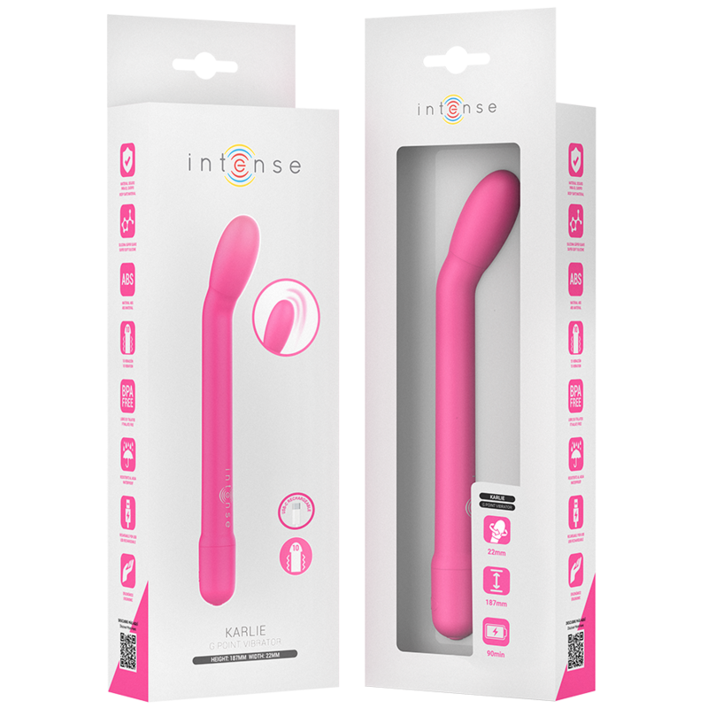 INTENSE ESTIMULADOR DE PONTO G RECARREGaVEL KARLIE ROSA