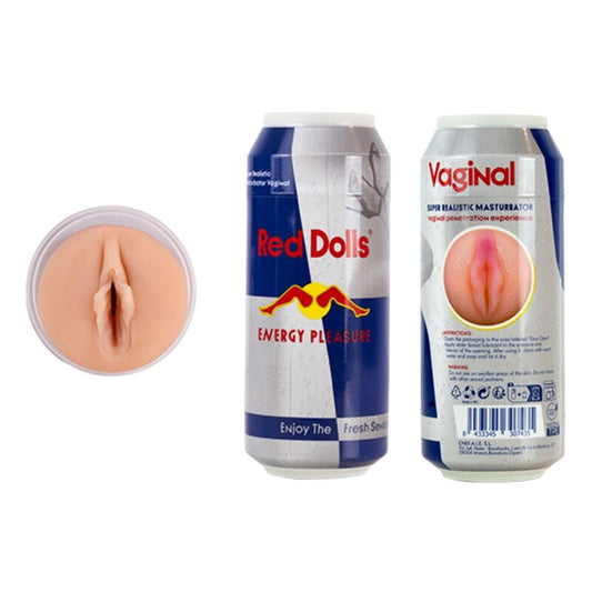 ALIVE RED DOLL MASTURBATOR VAGINA BEBIDA ENERGeTICA EM LATA