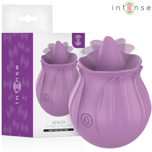 INTENSE AZALEA ESTIMULANTE CLIToRIS FLOR 10 VIBRAyoES ROXO