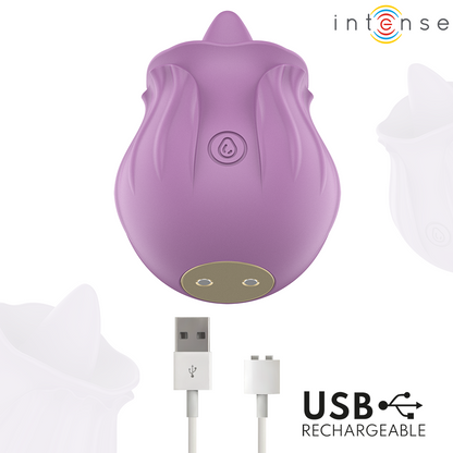 INTENSE AZALEA ESTIMULANTE CLIToRIS FLOR 10 VIBRAyoES ROXO