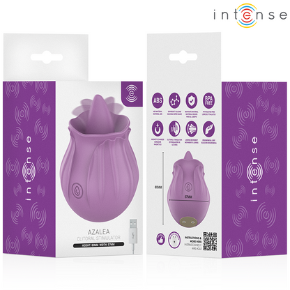 INTENSE AZALEA ESTIMULANTE CLIToRIS FLOR 10 VIBRAyoES ROXO