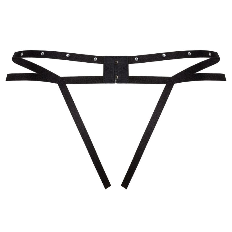 LIVCO CORSETTI FASHION NOMADE TANGA SEM CROTCHLESS PRETO