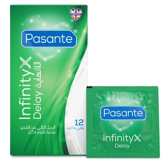 PASANTE CAMISINHAS DELAY INFINITY 12 UNIDADES