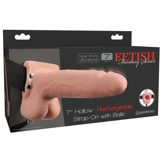 FETISH FANTASY SERIES STRAP ON VIBRAToRIO REALISTA COM BOLAS 178 CM