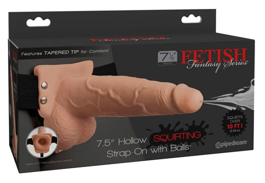 FETISH FANTASY SERIES ARNeS AJUSTVEL PeNIS REALiSTICO COM BOLAS SQUIRTING 19 CM