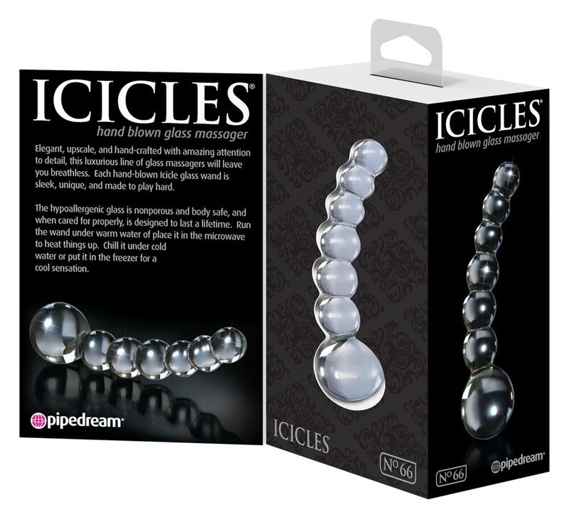 ICICLES N 66 MASSAGEADOR TRANSPARENTE