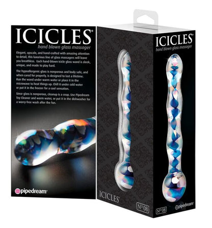 ICICLES MASSAGEADOR DE VIDRO N 8