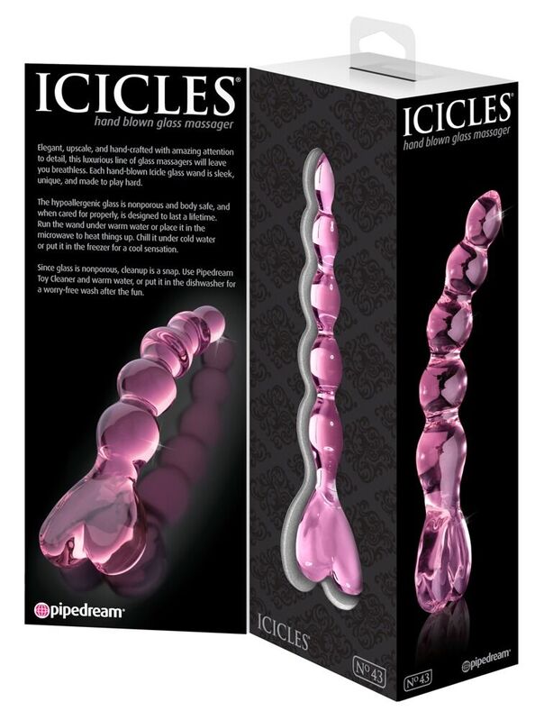 ICICLES MASSAGEADOR DE VIDRO N 43