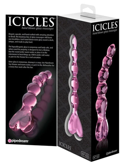 ICICLES MASSAGEADOR DE VIDRO N 43