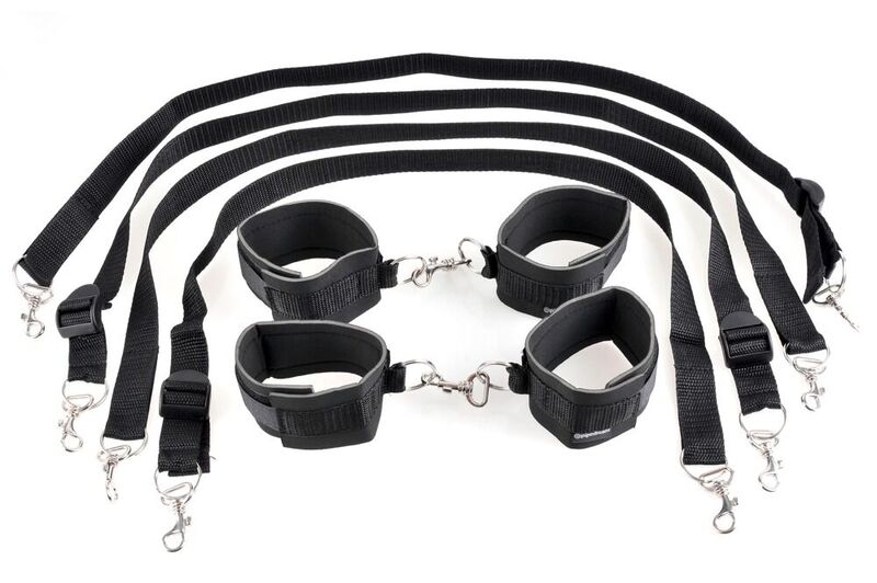 CONJUNTO DE PUNHO E TETHER FETISH FANTASY
