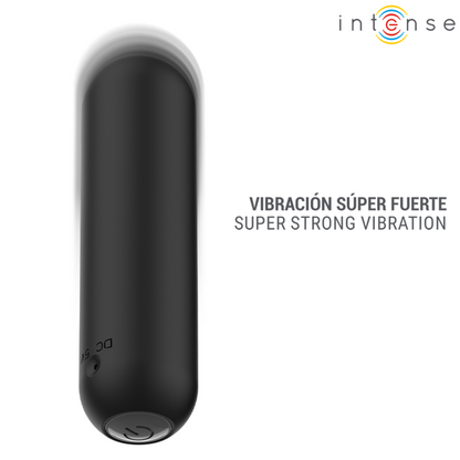 INTENSE JUDY VIBRADOR BULLET RECARREGaVEL COM CONTROLE REMOTO PRETO