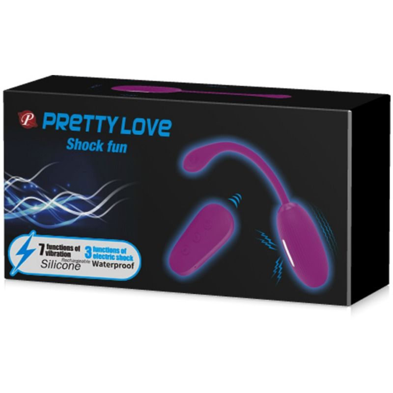 PRETTY LOVE SHOCK FUN HUEVO VIBRADOR Y ELECTROSHOCK