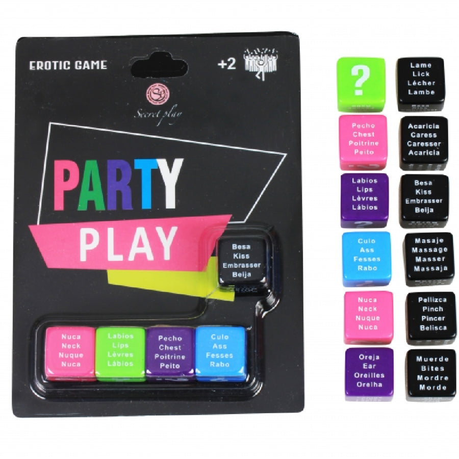 SECRETPLAY JUEGO PARTY PLAY 5 DADOS ES PT EN FR