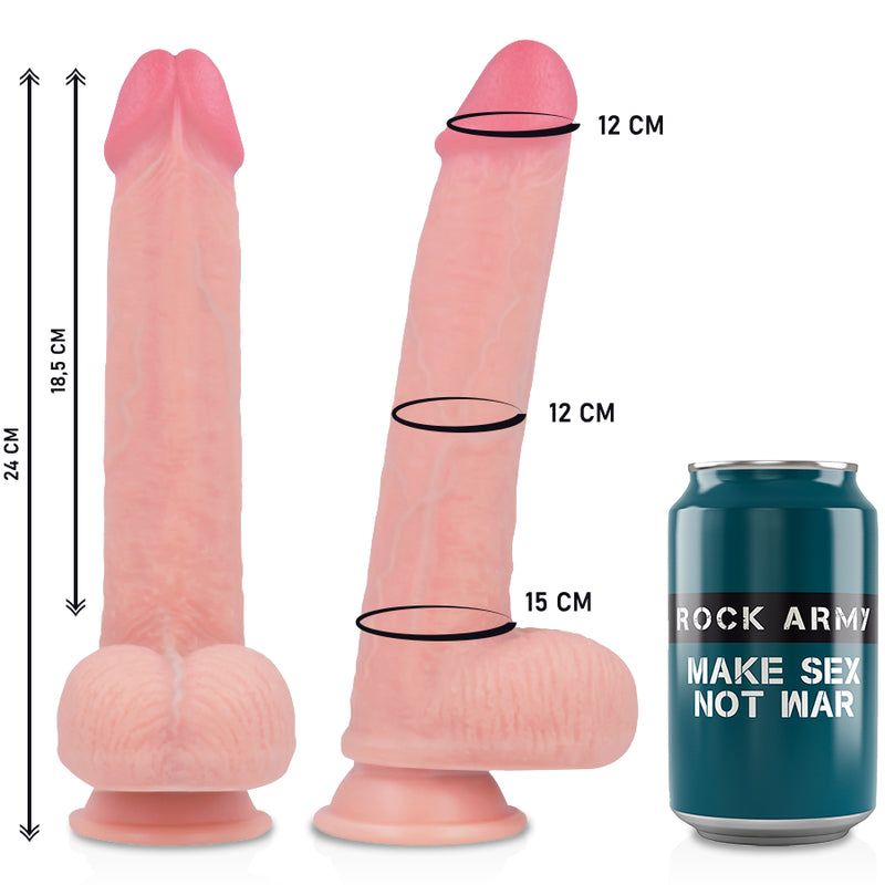 ROCKARMY ARNeS LIQUID SILICONE DILDO PREMIUM KINGCOBRA 24CM