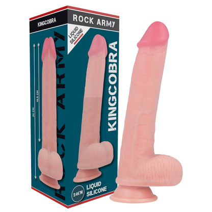 ROCKARMY ARNeS LIQUID SILICONE DILDO PREMIUM KINGCOBRA 24CM