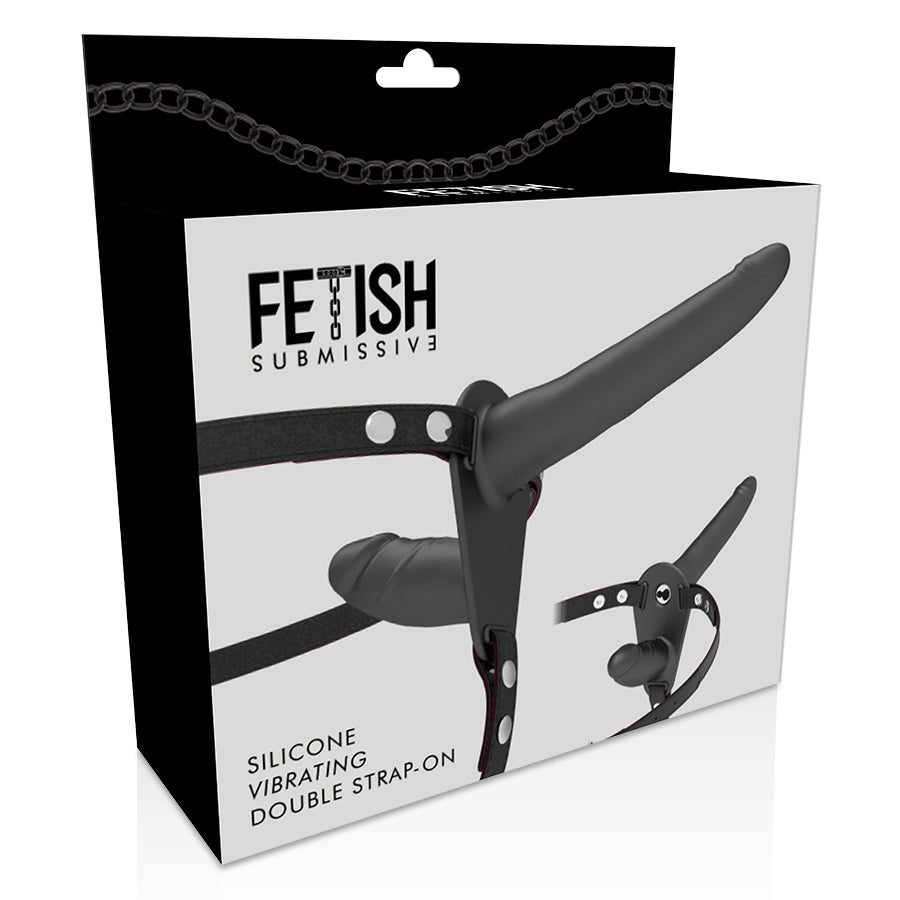 FETISH SUBMISSIVE ARNeS DOBLE PENETRACIoN VIBRADOR NEGRO